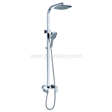 Exposed Shower System With Tub Faucet